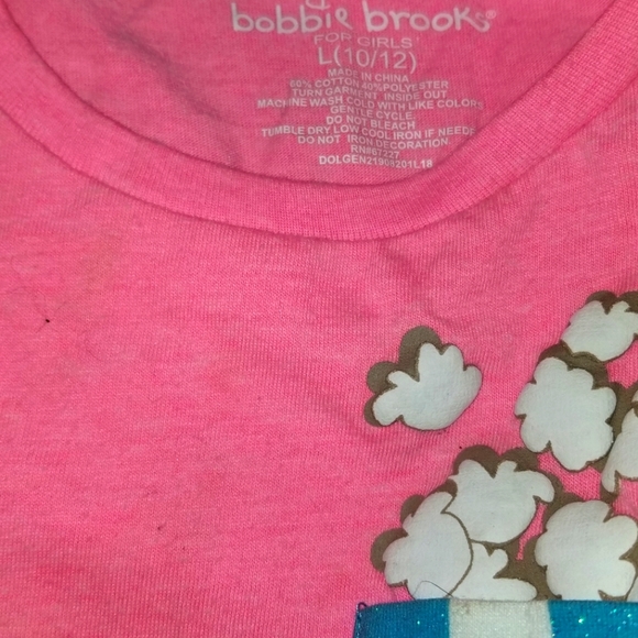 Bobbie Brook (10-12) Girls Popcorn Shirt - Picture 2 of 3